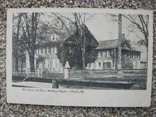 PAOLI PA-GENERAL ANTHONY WAYNE HOME-REVOLUTIONARY WAR-CHESTER COUNTY PENNSYLVANI