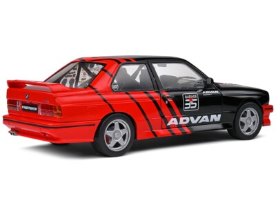 SOLIDO 1990 BMW E30 M3 1/18 ADVAN DRIFT TEAM BLACK RED S1801521 | eBay