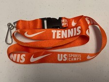 Brand New Nike Tennis Camps Lanyard Orange/White