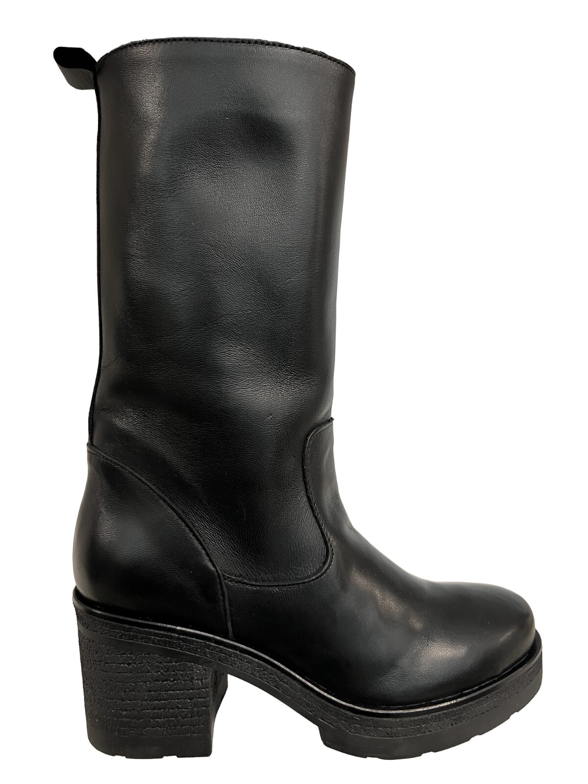 ENTOURAGE ILLIMITED Frauen Stiefel Leder Schwarz VICTORY 100% Сделано В Италии