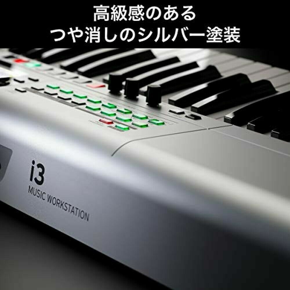 KORG Music Workstation i3 MS Icely 61 Key Super Matte Silver