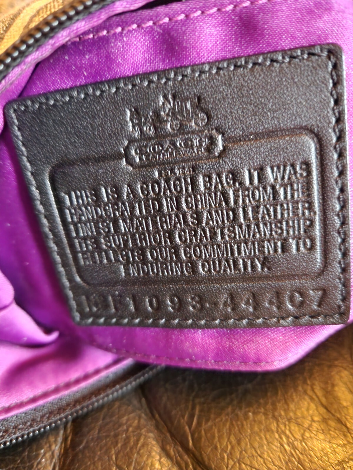 Coach Zebra With Wallet And Mini Skinny Coin Purse Gem