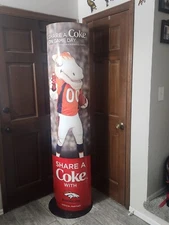 Denver Broncos 6' 4" Share A Coke On Game Day Store Display Double Sided