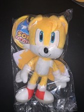 Sonic The Hedgehog Tails Figure Plush Doll Keychain Backpack Clip Coin Bag Toy