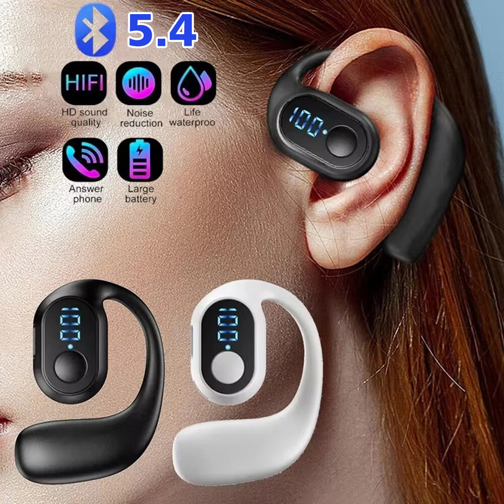 Open Ear Headphones, Air Conduction, Bluetooth 5.4, HiFi Stereo, Running Earbuds-image