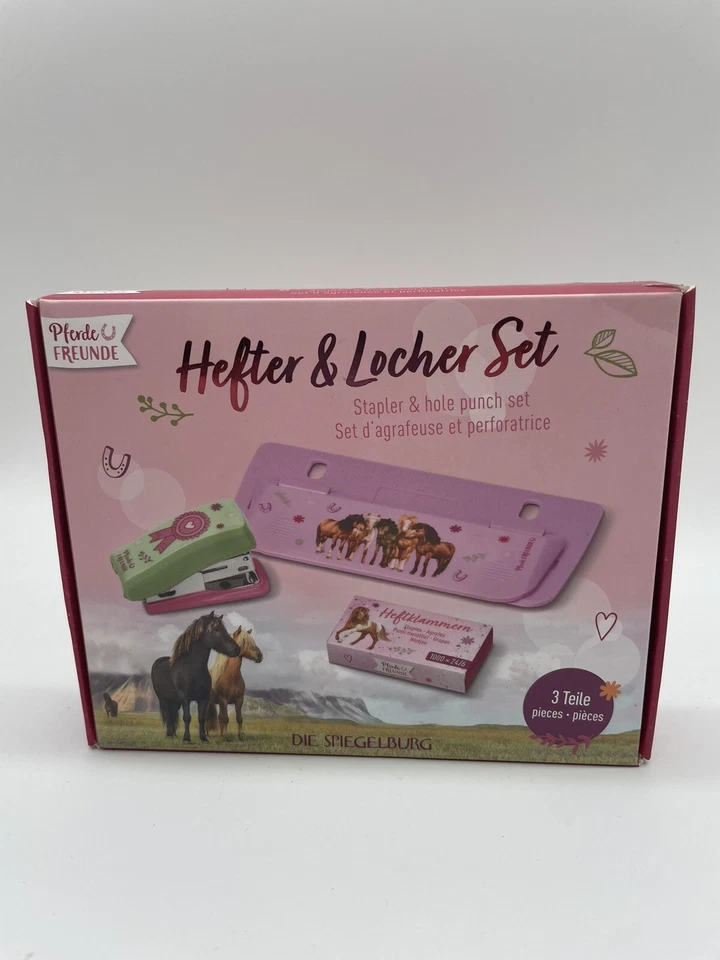 Die Spiegelburg Pferdefreunde Schule Schreibset  Locher 18400