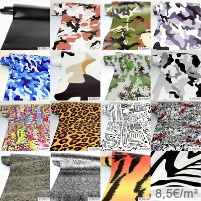 8,5 /m² Stickerbomb Folie Aufkleber BLASENFREI Sticker Bomb 3D Autofolie decal