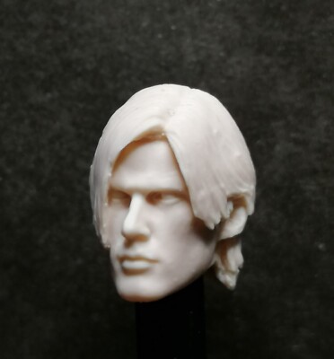 296 LEON KENNEDY SPECIAL FORCE ANTI ZOMBIE HERO custom HEAD for ACTION FIGURE
