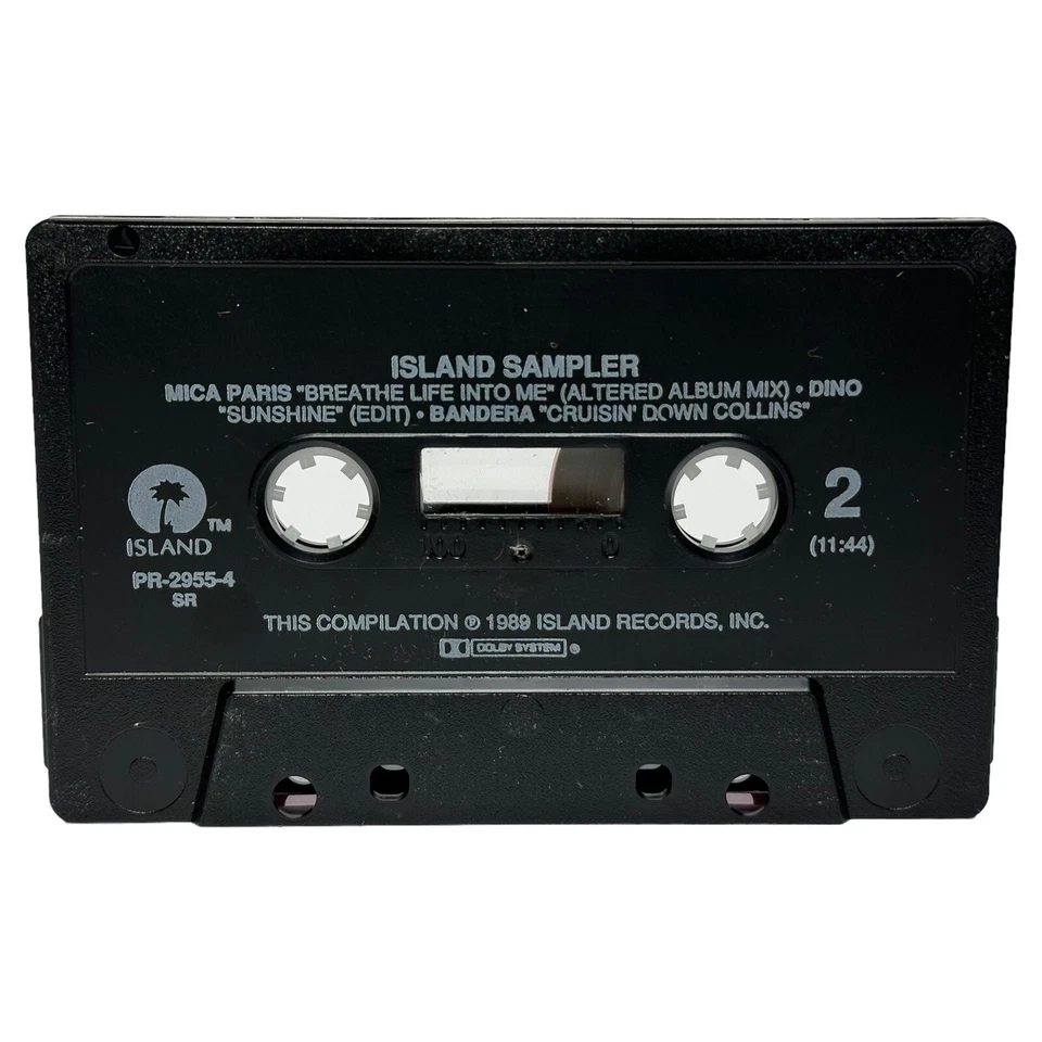 ISLAND SAMPLER Promo Cassette Tape Melissa Etheridge Himmelman Dino PR-2955-4 - Image 4 of 4