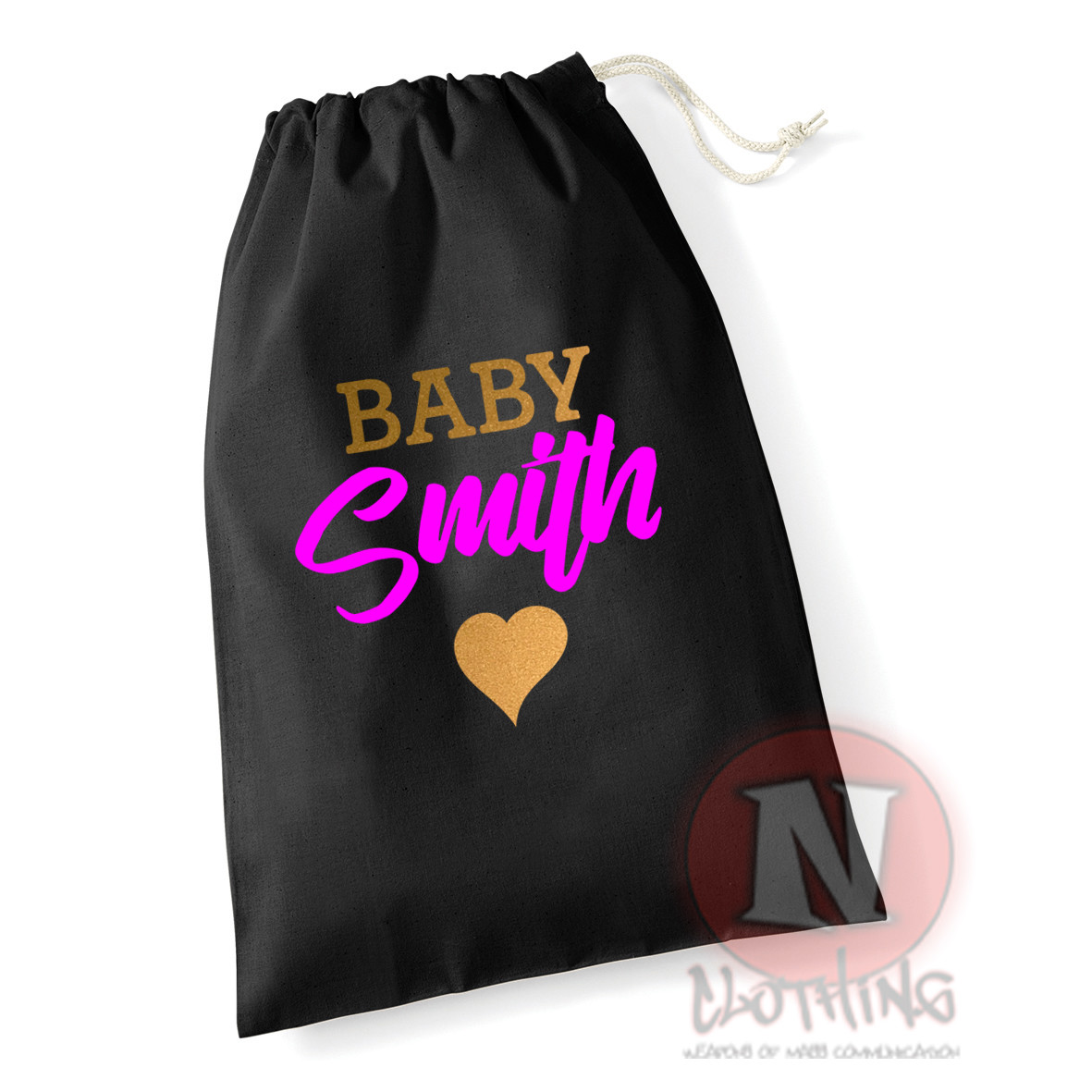 Baby Shower Personalizado a Medida Mantenerse Sake Algodón Cordón Bolsa Personal