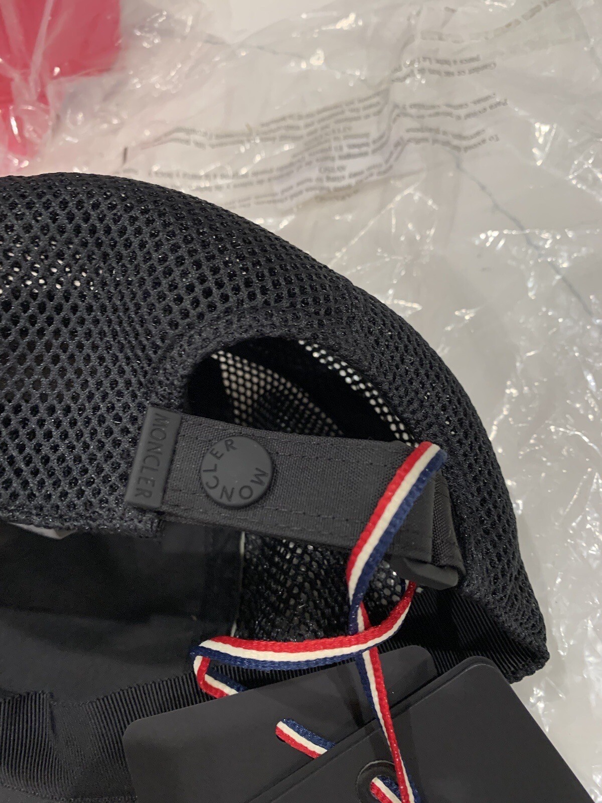 Limited Edition Moncler Unisex Black & White Logo Hat Cap $495 image 5