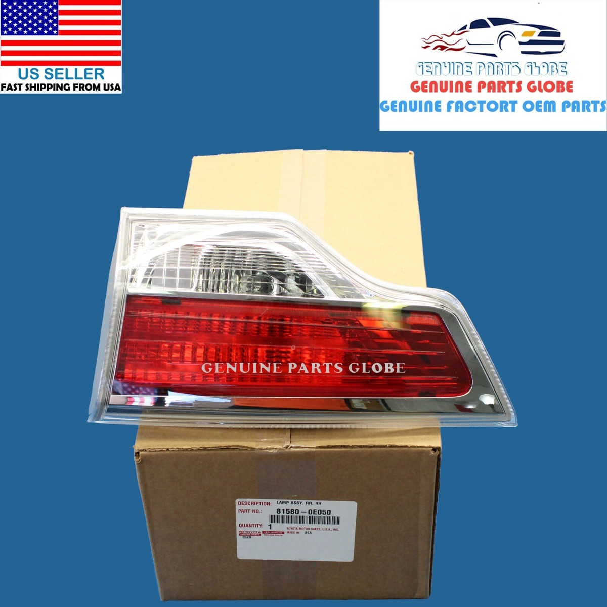 GENUINE TOYOTA 14-16 HIGHLANDER RIGHT PASSENGER INNER BACKUP LAMP