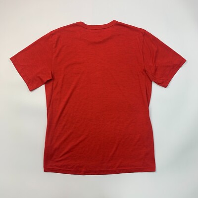 Nike Carthage Firebirds T Shirt Mens M Medium Red Heather Dri Fit