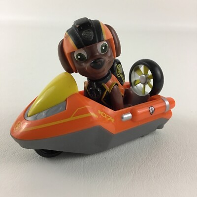 Paw Patrol Mission Paw Zuma Action Figure with Vehicle Hovercraft Spin Master