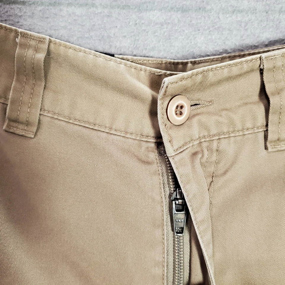 Pantalones Cortos DE COLECCIÓN Metal Mulisha Hombres 30 Chino Logo Parche Bolsillos Entrepierna 10" LEER Foto 2 de 4