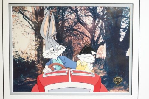 RARO Celda de producción artística de animación original 1996 Bugs Bunny ZANA BLANCA - Imagen 1 de 5