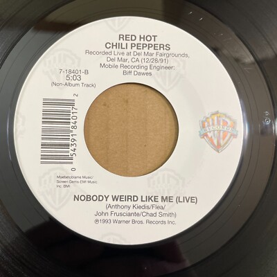 RED HOT CHILI PEPPERS Soul To Squeeze / Nobody Weird Like Me 45 WB