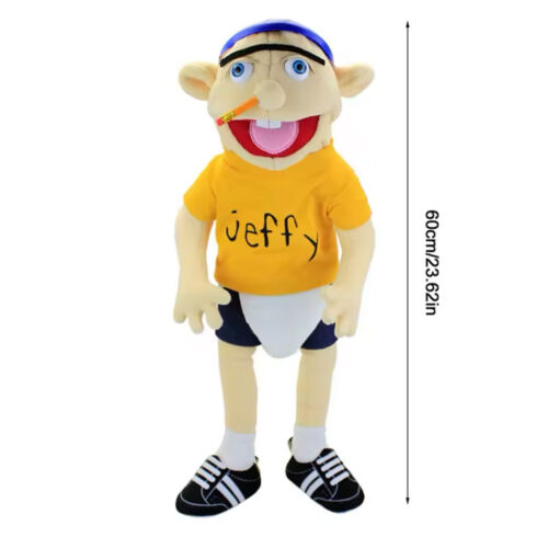 Jeffy Puppet Jeffy Hand Puppet Plush Toy 23" Stuffed Doll Kids Gift US STOCK