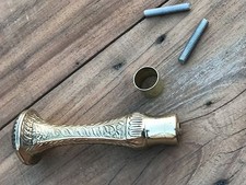 Antique Brass Victorian Handle Wooden Vintage Style Walking Stick Cane Designer