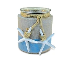 NAUTICAL DÉCOR - OCEAN BREEZE PILLAR CANDLE HOLDER