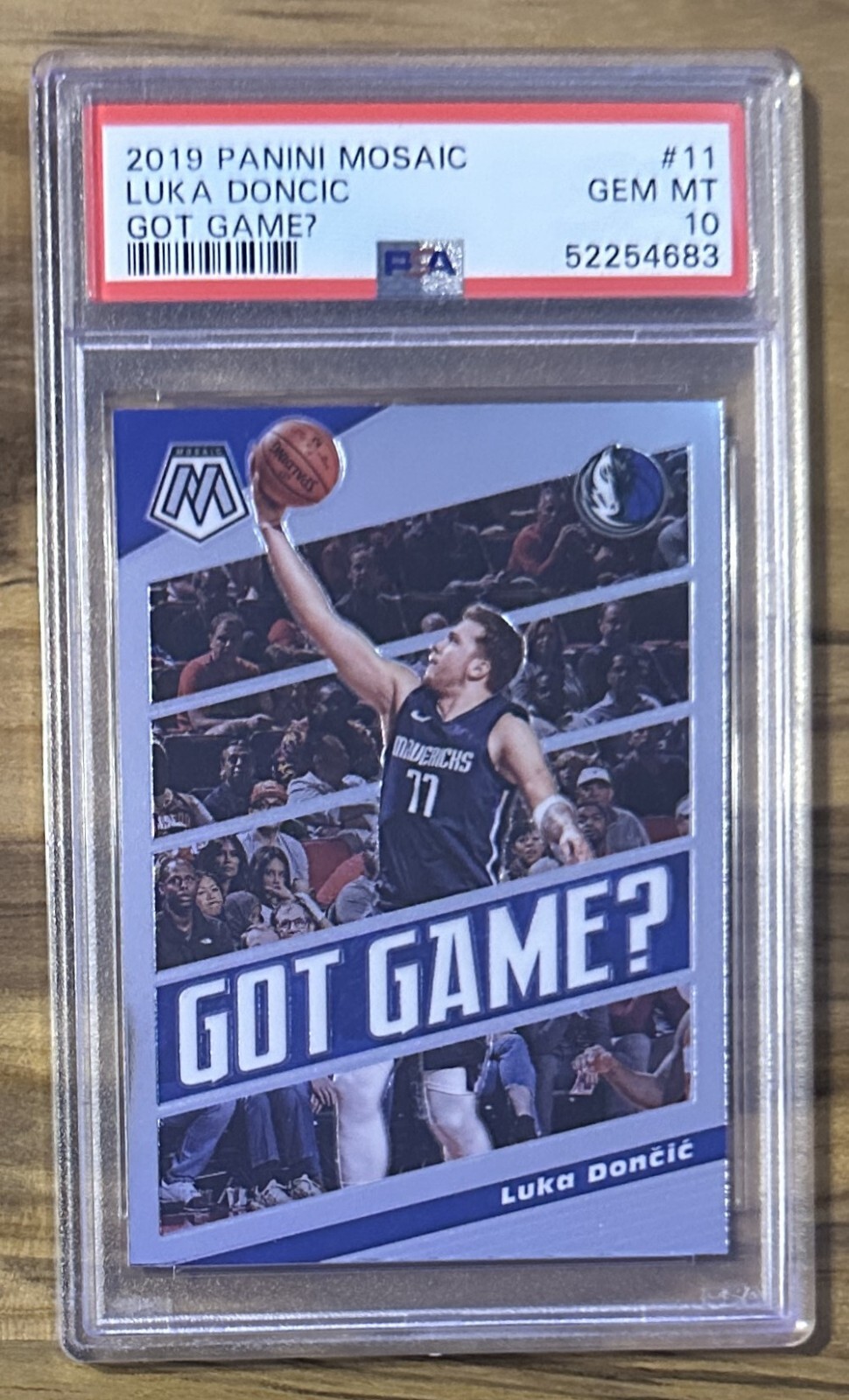 2019-20 Panini Mosaic - Got Game? #11 Luka Dončić PSA 10 Certification 52254683