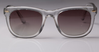 Wolfnoir Unisex Polarized Triacetate UV400 Simple Sunglasses KIARA Clear W04C06