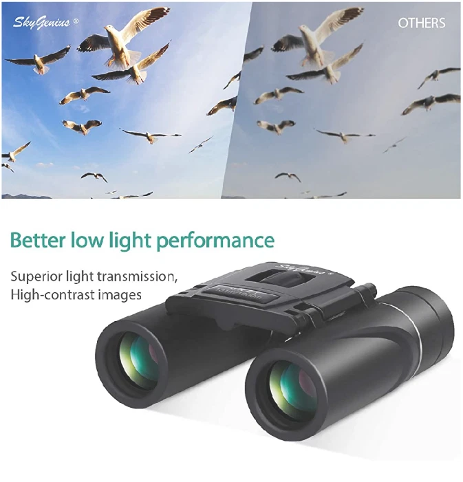 Skygenius 8x21 Small Binoculars Compact Lightweight For Concert Theater Opera - Image 2 of 4