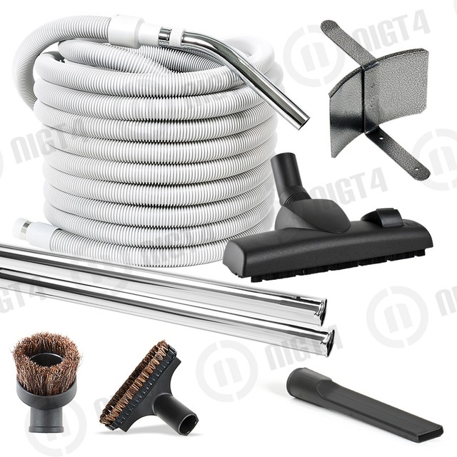 Central Vac Vacuum Standard Deluxe 50 Ft Hose Rug Floor Attachment