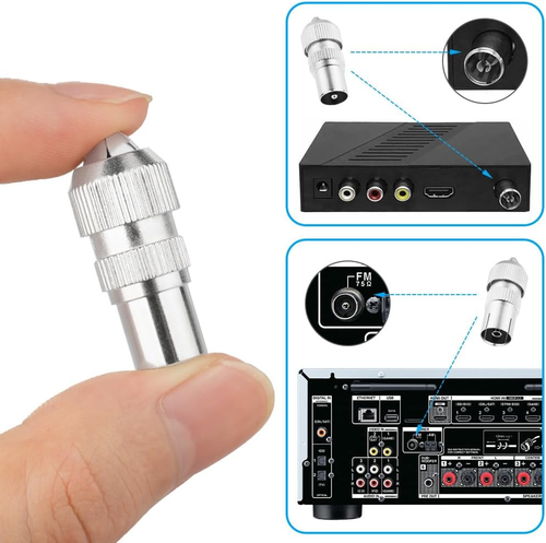 AXFEE Digital Signal Antenna Splitter, 2 Way 1 Female to 2 Male TV Aerial Coax S - Picture 5 of 12