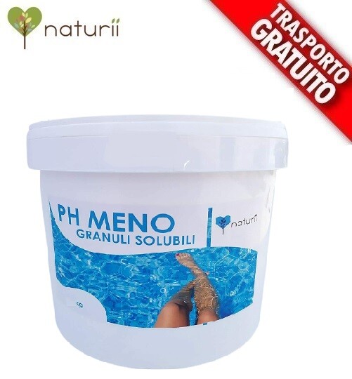 10 kg PH MENO minus Correttore granulare riduttore acqua piscina NATURII