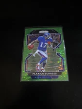Plaxico Burress 2021 Panini Prizm Green Pulsar Prizm football card 236 Giants