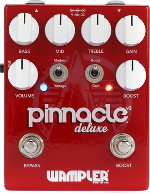 Wampler Pinnacle Deluxe V2 Overdrive Pedal