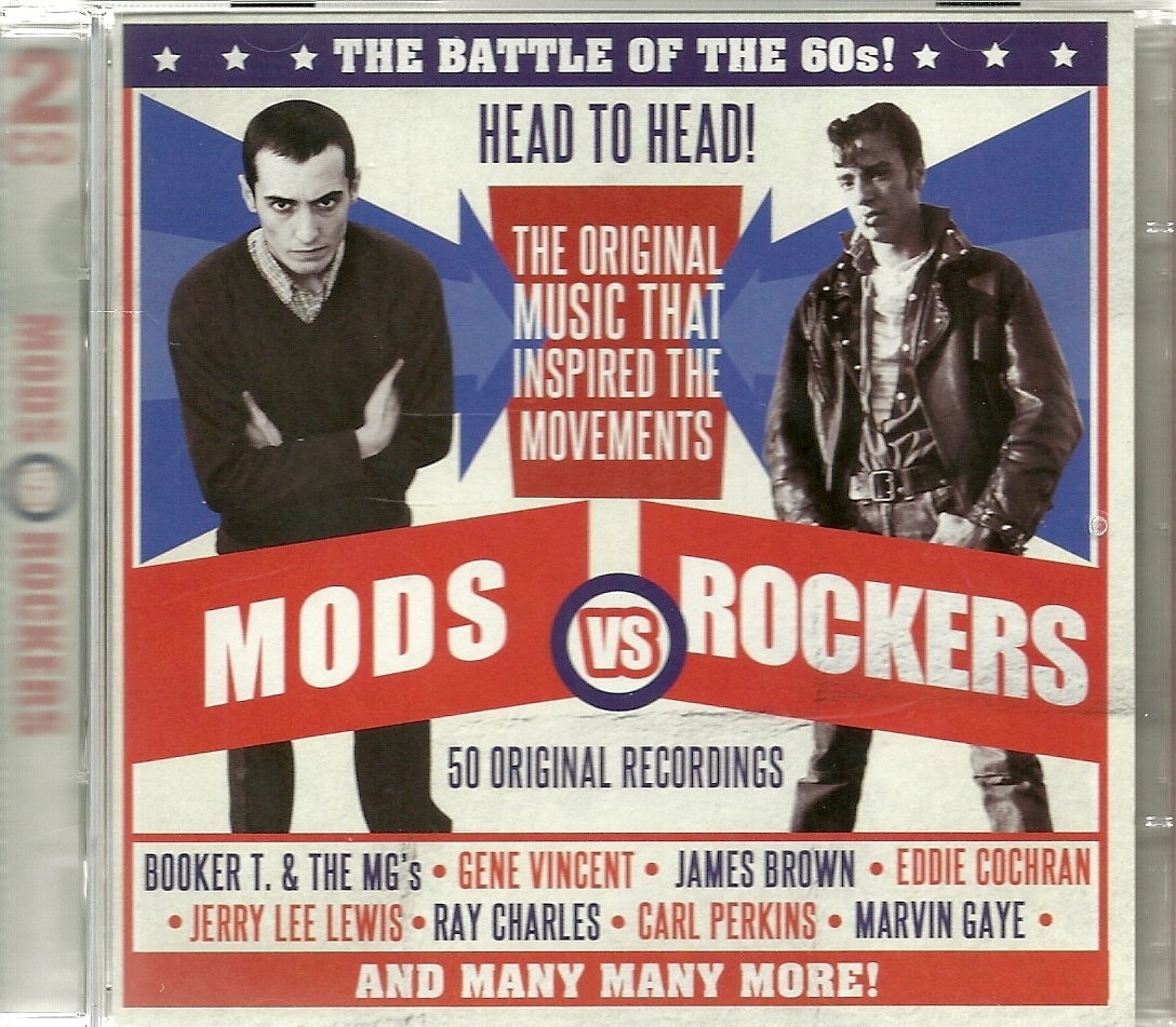 MODS VS ROCKERS 50 ORGINAL RECORDINGS Inc GENE VINCENT, JERRY LEE LEWIS & MORE