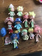 11 Vintage Strawberry Shortcake Dolls With RARE Peach Blush