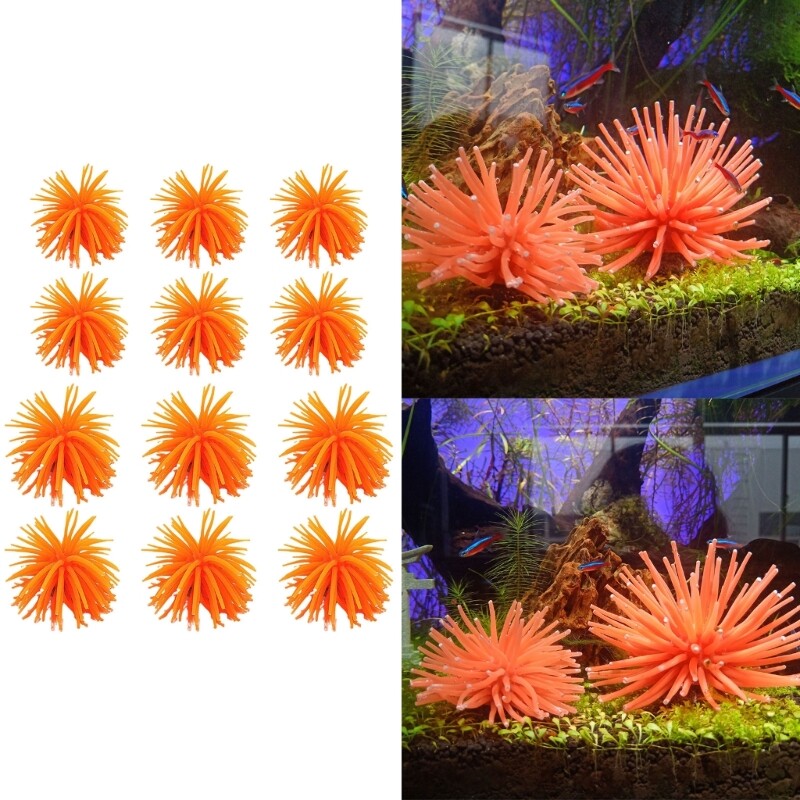 TPR Coral Fish Tanks Decoration Aquariums Landscaping Urchin Soft