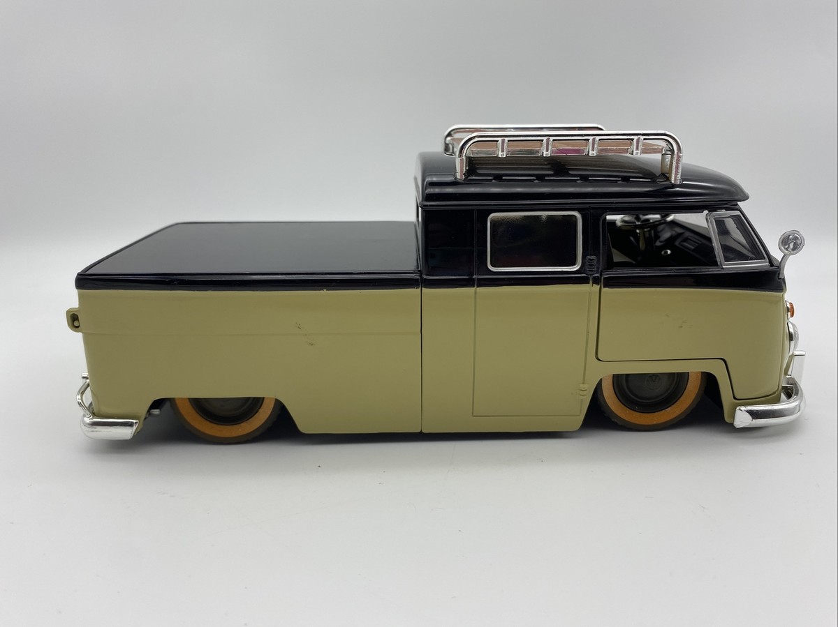 V Dubs 1963 Volkswagen Bus Pickup Diecast Metal 1:24 Scale Jada