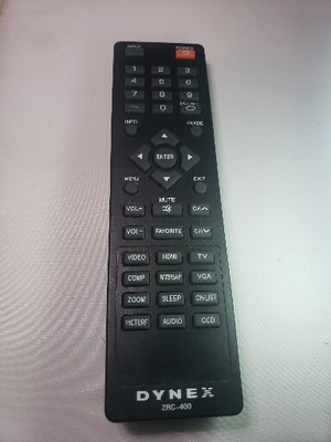ZRC-400 Dynex LCD TV Remote Control – Compatible With DX-15L150A11, DX-19L150A11, DX-22L150A11