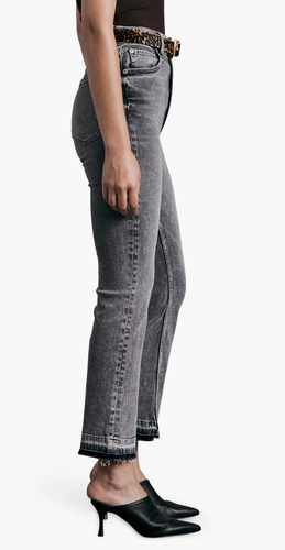 Rag & Bone Women's Casey High Rise Ankle Flare Jeans in Harley Grey B4HP $255 - Picture 6 of 18