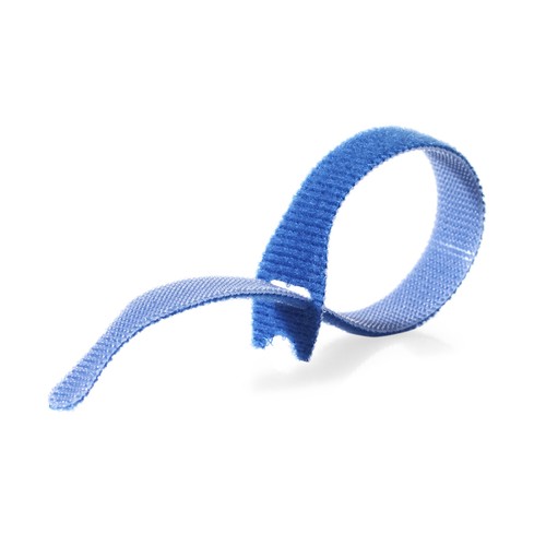 10x BLUE Genuine Velcro ONEWRAP® Cable Ties 20x200mm Cleat Strap Zip Hook Loop - Picture 2 of 3