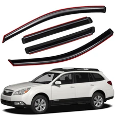 In-Channel Window Visors Rain Guards Wind Deflector For 2010-2014 Subaru Outback