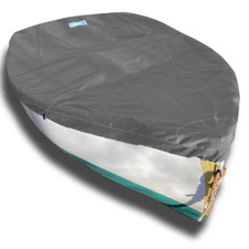 Puffin 860 Dinghy Boat Deck Cover - Polyester Charcoal Gray Top Cover - USA Made