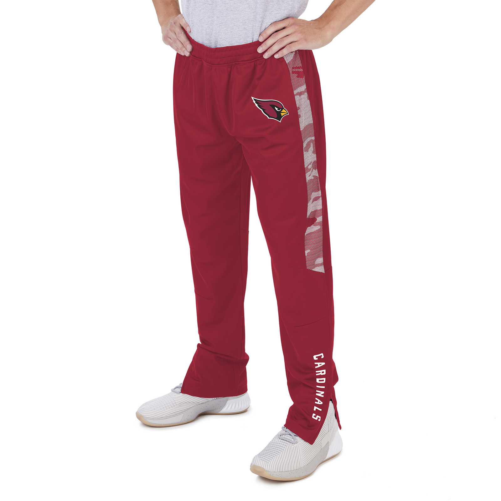 Мужские спортивные брюки Zubaz NFL Arizona Cardinals с камуфляжными линиями по бокам