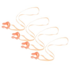 4pcs Silicone Swimming Nose Clip with Strap Nose Protection for Kids Adult