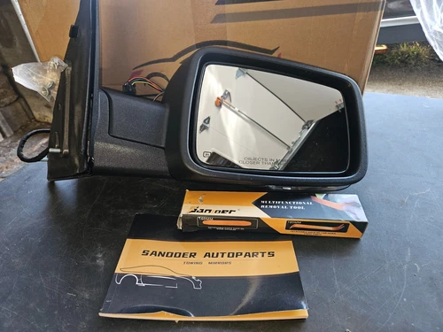 Sanooer Compatible Towing Mirror 2009-2018 Dodge Ram 1500 Right Side