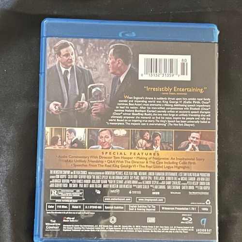BLU RAY HELENA BONHAM CATER COLIN FIRTH GEOFFREY RUSH THE KING'S SPEECH 2011 - Picture 2 of 2