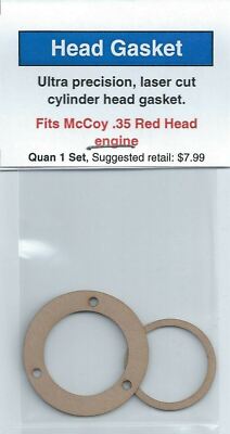 McCoy .35 Cylinder Head Gasket Set of 2, Upper and Lower-NIP
