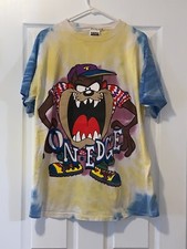 VINTAGE TAZ TIE DYE XL SHIRT MADE IN USA