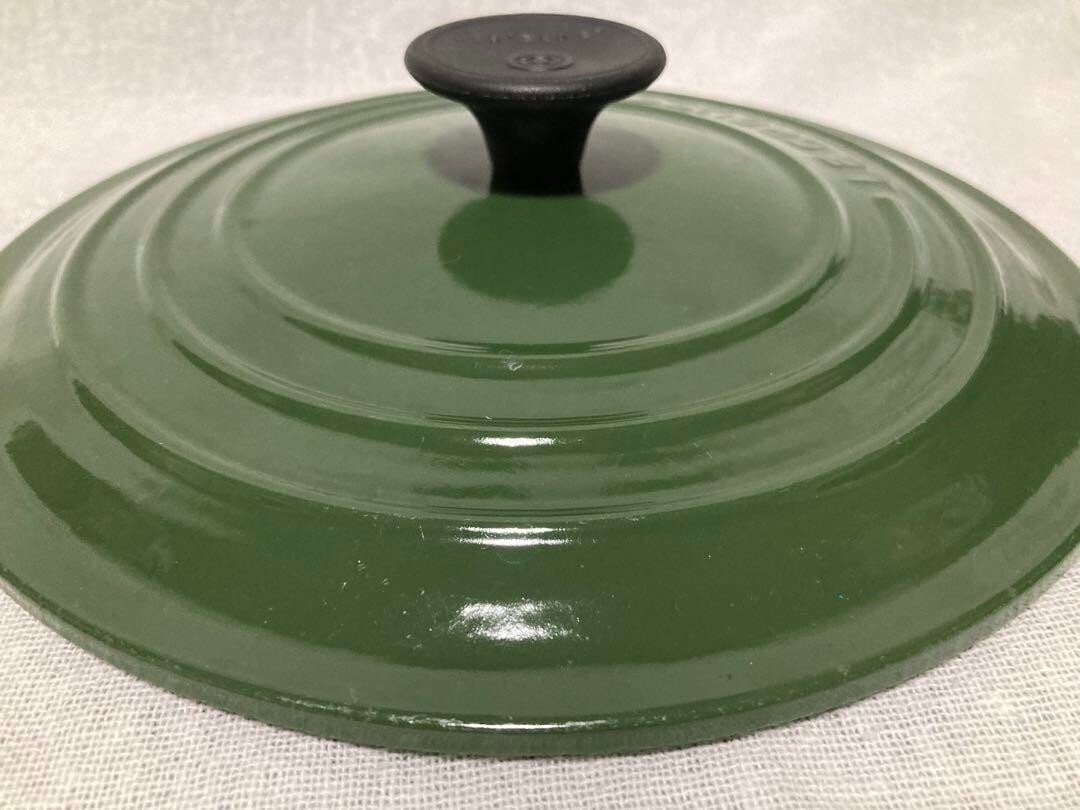 Le Creuset Cocotte Ronde 20cm Moss Green - Japan | eBay