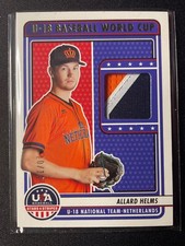 2023 Panini USA Stars & Stripes Allard Helms Game-Used Patch #10/10 Netherlands!