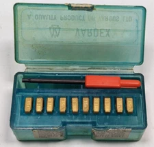 LOT of 10 Unused VARGUS VARDEX THREAD MILL INSERTS - 2I 18UN TM2 - Grade VSX